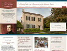 Tablet Screenshot of jameskpolk.com